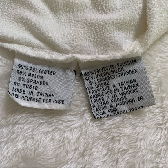 White KASPER & COMPANY Short sleeved TOP - Picture 3 of 4